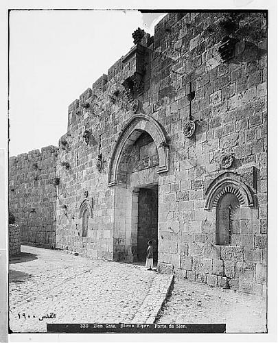 Jerusalem_Zion_Gate_between_1898_and_1914.jpg‏